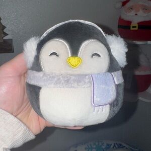 Squishmallows Gray Penguin Plush